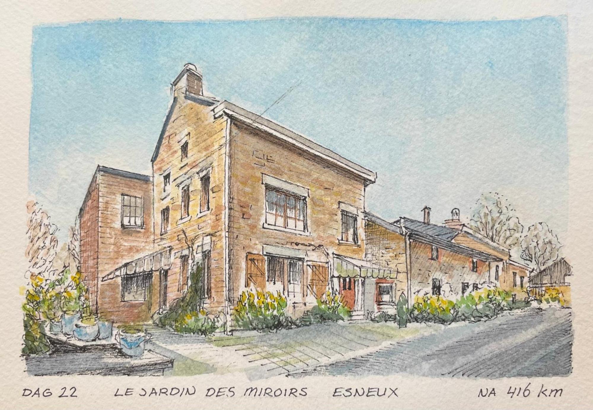 Bed and Breakfast Le Jardin Des Miroirs Esneux Esterno foto